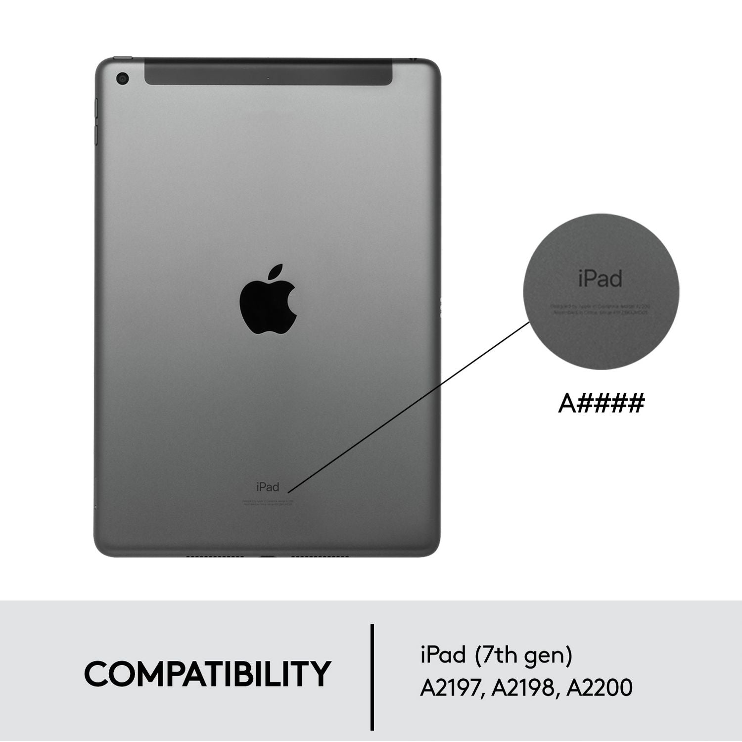 Logitech Combo Touch iPad case with trackpad, imported from the UK