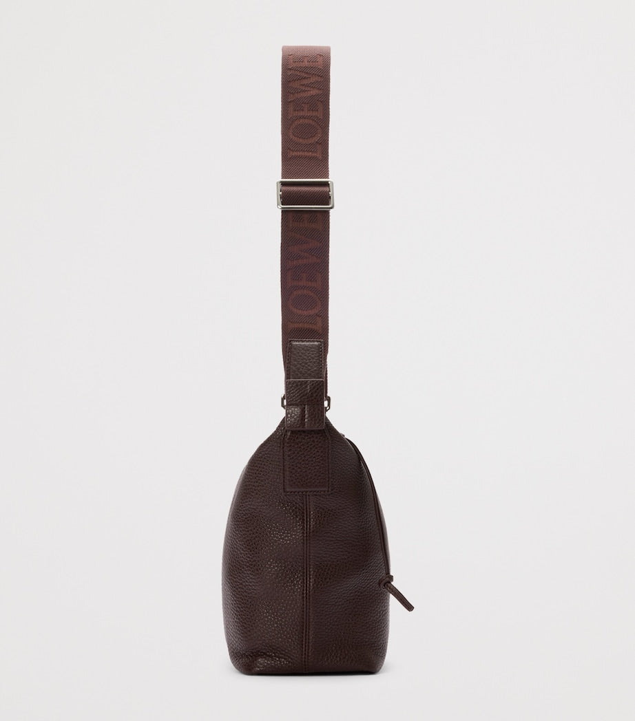 LOEWE Cubi cross-body bag in grained calf leather (British brand)