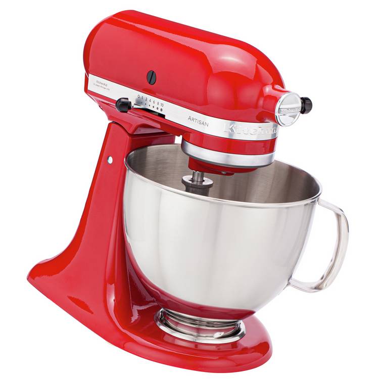 KitchenAid Artisan stand mixer 4.8 litre, imported from the UK