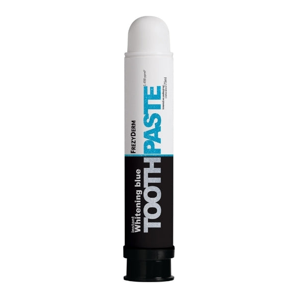 FrezyDerm instant teeth whitening blue toothpaste 75ml, UK version
