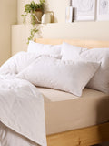 Snuggledown Scandi down medium back sleeper white pillows 2 pack (British brand)