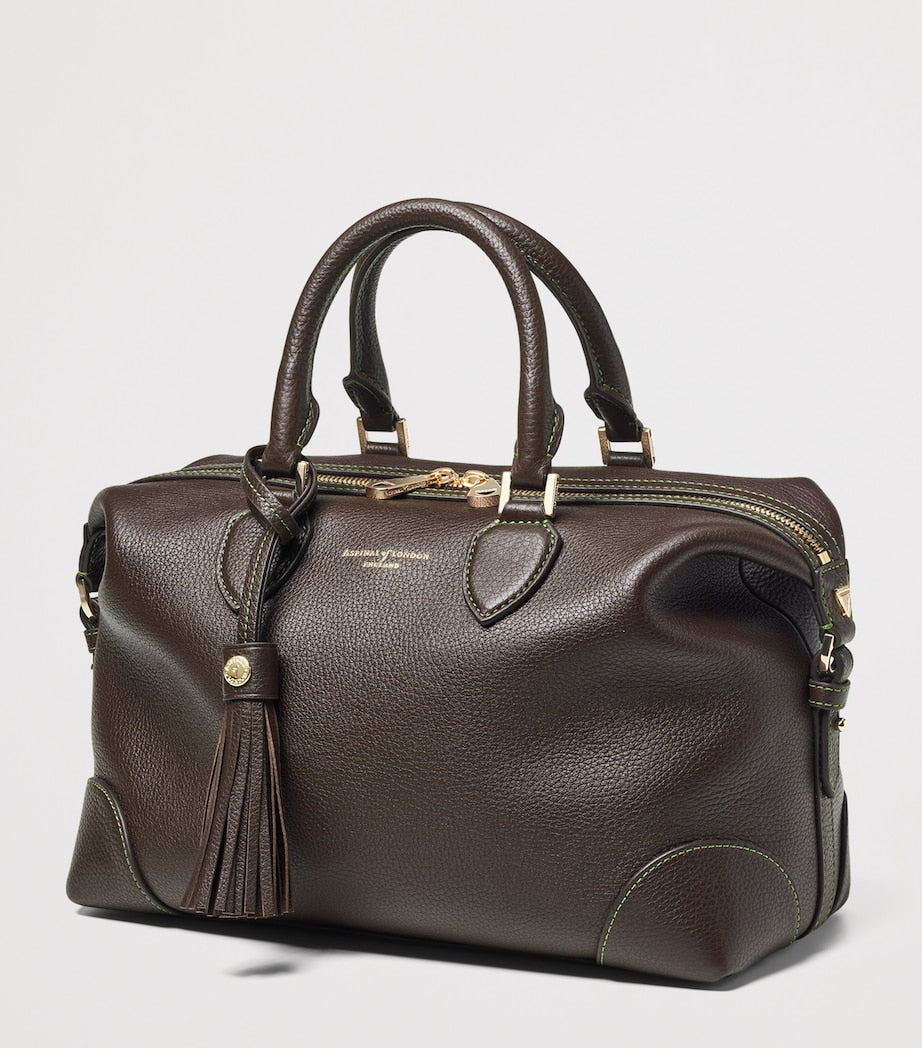 Aspinal of London leather bowling bag midi, UK version