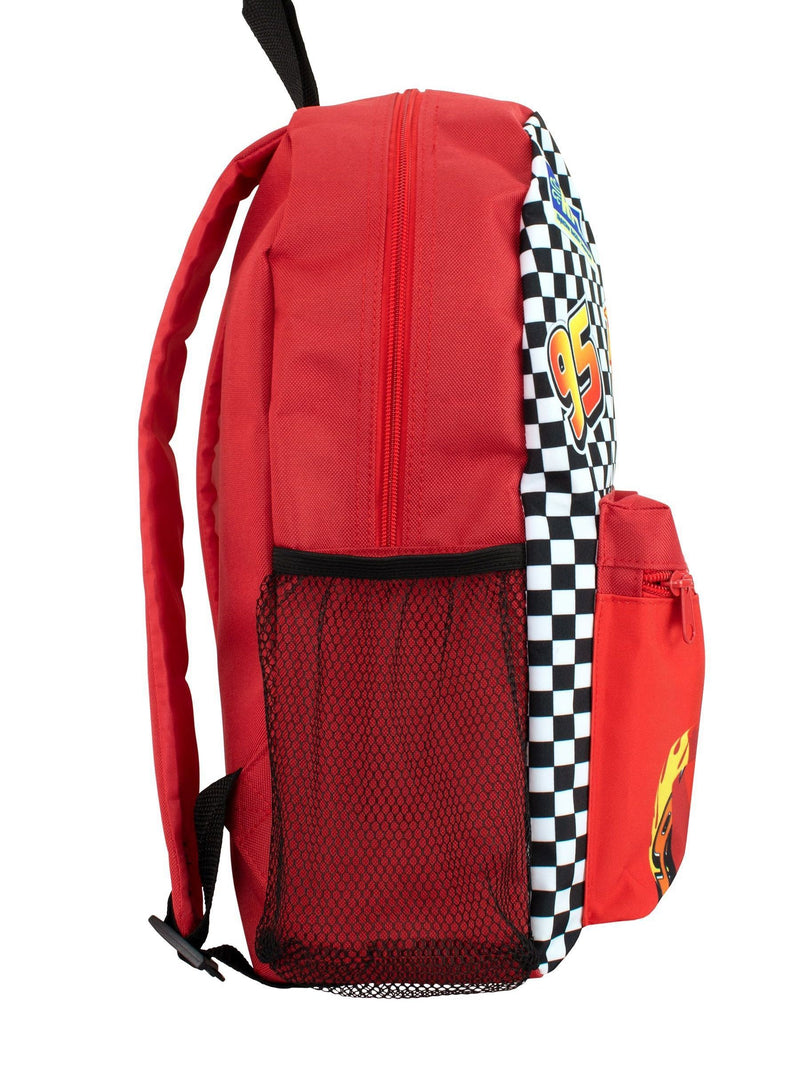 Disney Cars backpack set Lightning McQueen red 4 piece (British brand)