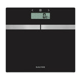 Salter glass body analyser bathroom scales black (British brand)