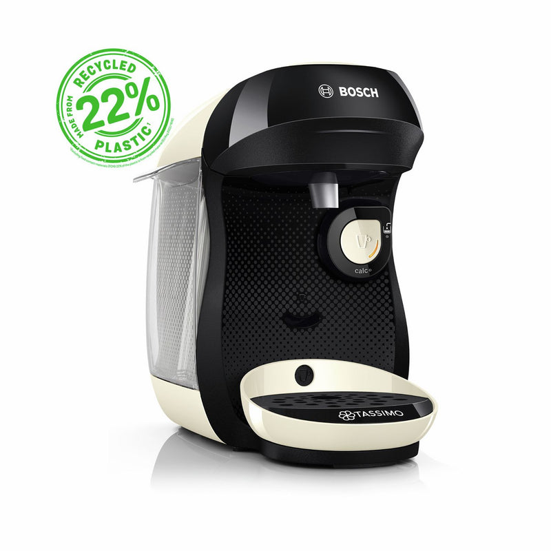 Tassimo by Bosch Happy Pod coffee machine in cream, UK version