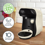 Tassimo by Bosch Happy Pod coffee machine in cream, UK version