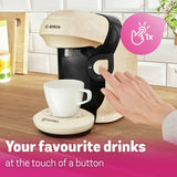 Tassimo by Bosch Happy Pod coffee machine in cream, UK version