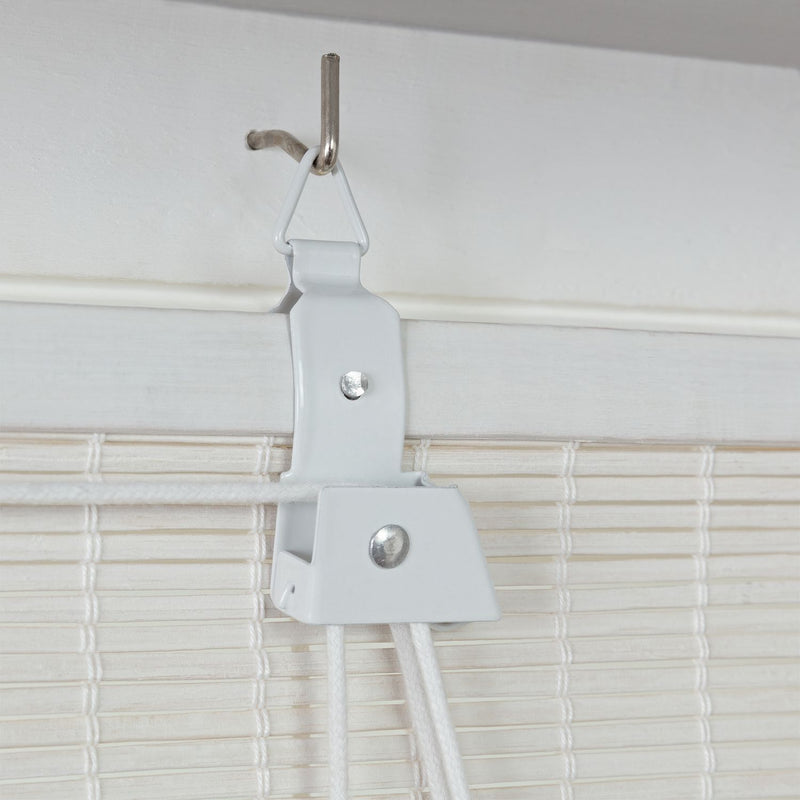 Habitat Bamboo White Roller Blind - 120cm