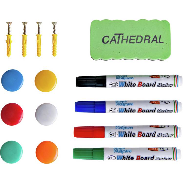 Cathedral magnetic whiteboard 45x60cm (British brand)