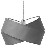 Argos Home grey ribbon twist lampshade 31cm UK version