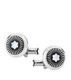 Montblanc Star cufflinks stainless steel mother-of-pearl - British product