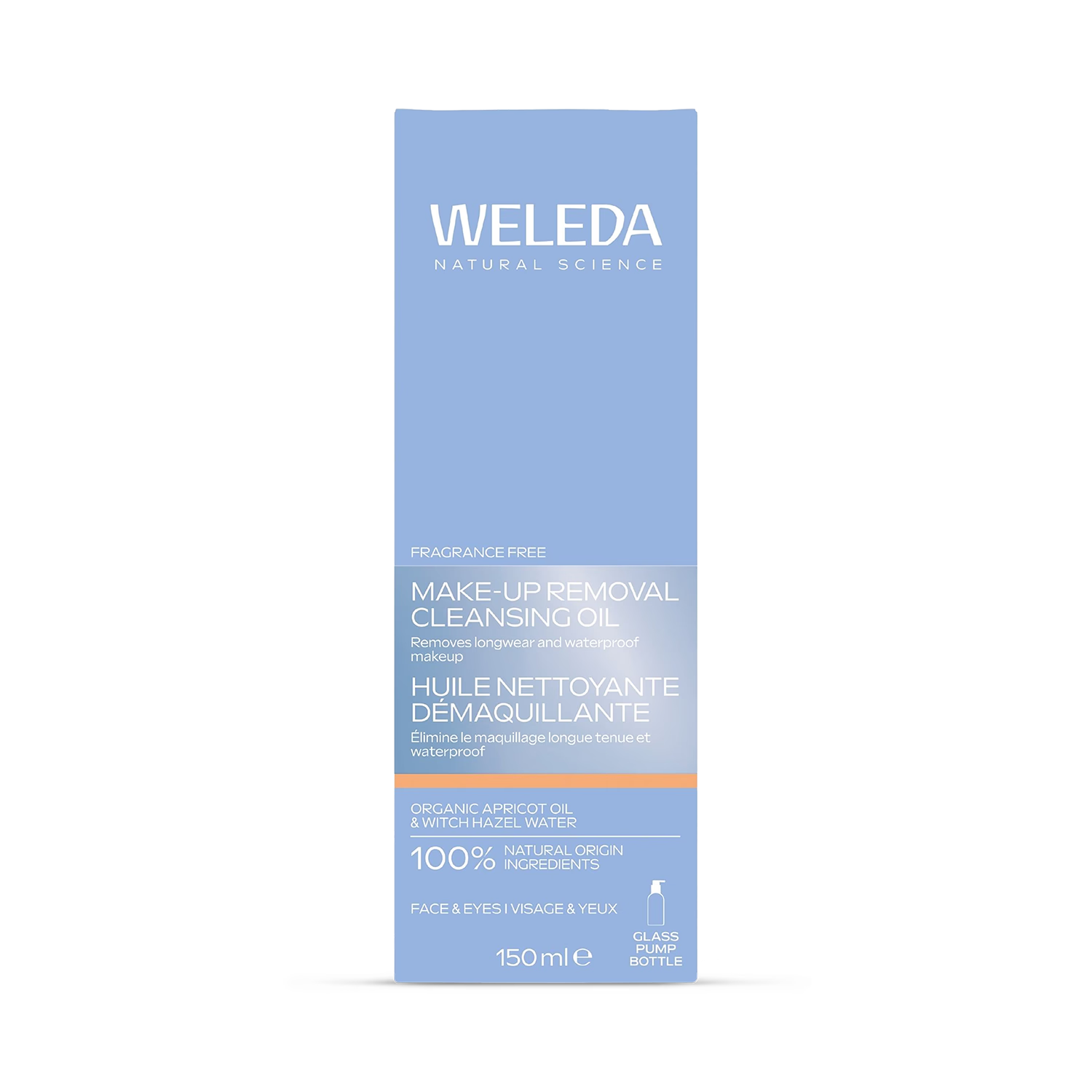 Fragrance-Free Make-Up Removal Cleansing Oil with Apricot Oil 150ml