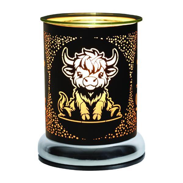 Aroma electric wax melter Highland Cow 17cm, UK version