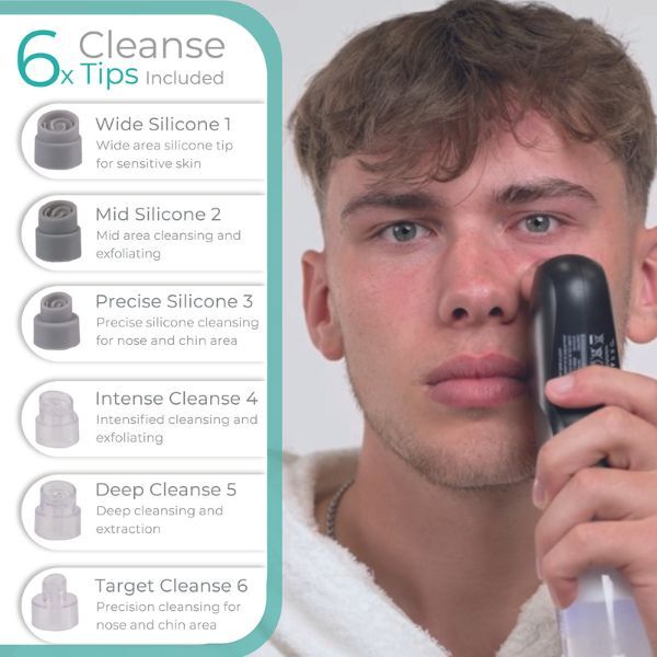 STYLPRO Hydro Exfoliator rechargeable electric facial cleanser device (British brand)