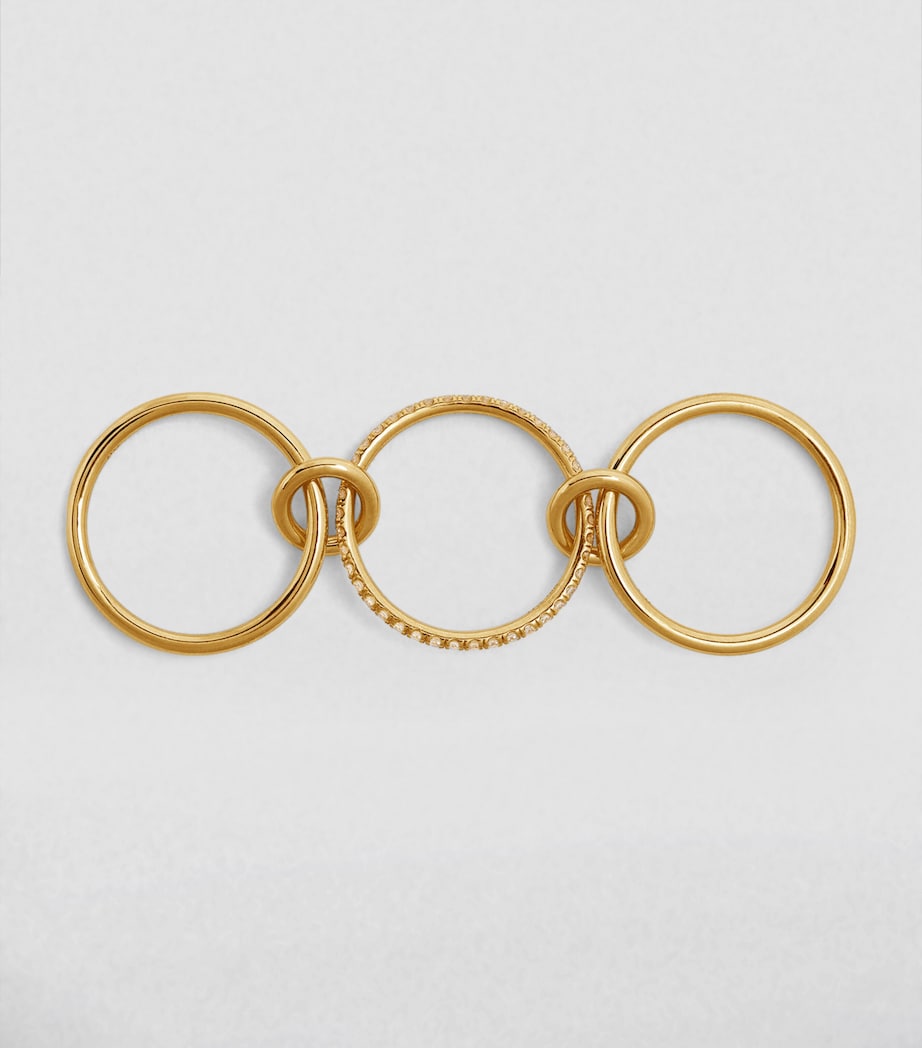 Spinelli Kilcollin Sonny ring yellow gold diamonds, UK version