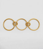 Spinelli Kilcollin Sonny ring yellow gold diamonds, UK version