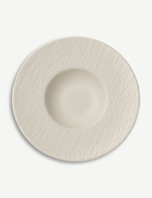 selfridges Villeroy & Boch Manufacture Blanc Porcelain Pasta Plate 29cm- Buy online at McGrocer