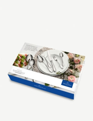 Villeroy & Boch Mademoiselle 68-piece stainless steel cutlery set (British brand)
