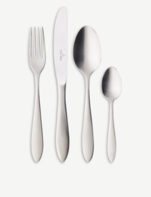 Villeroy & Boch Arthur Brushed 24-piece cutlery set, imported from the UK
