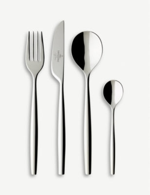 Metrochic 24 piece stainless steel cutlery set, imported from the UK