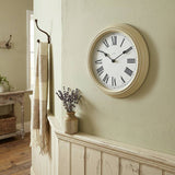 Acctim vintage wall clock cream 28cm (British brand)