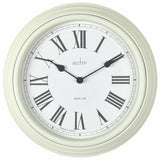 Acctim vintage wall clock cream 28cm (British brand)