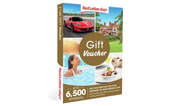 Red Letter Days £100 Gift Voucher GOODS Argos