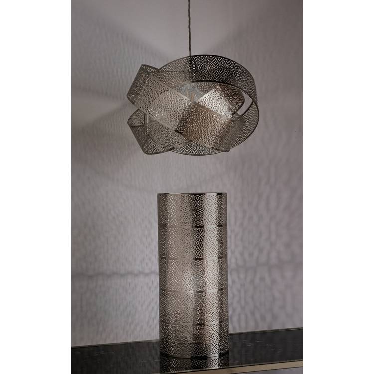 Argos Home metal fretwork ribbon twist lampshade 35cm - British product