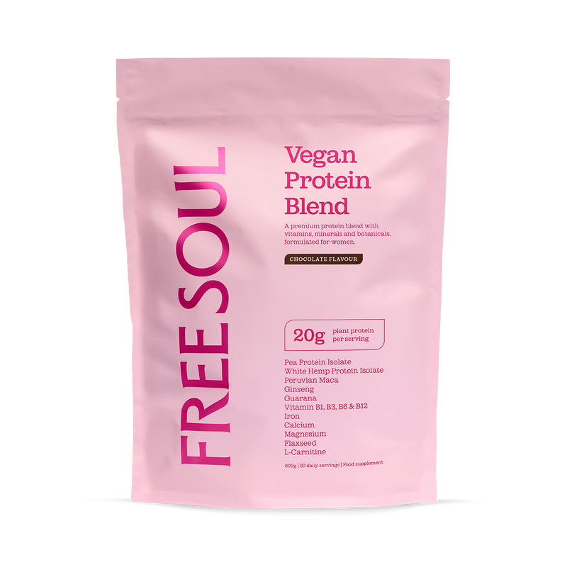 Free Soul Vegan Protein Blend Chocolate 600g - British product