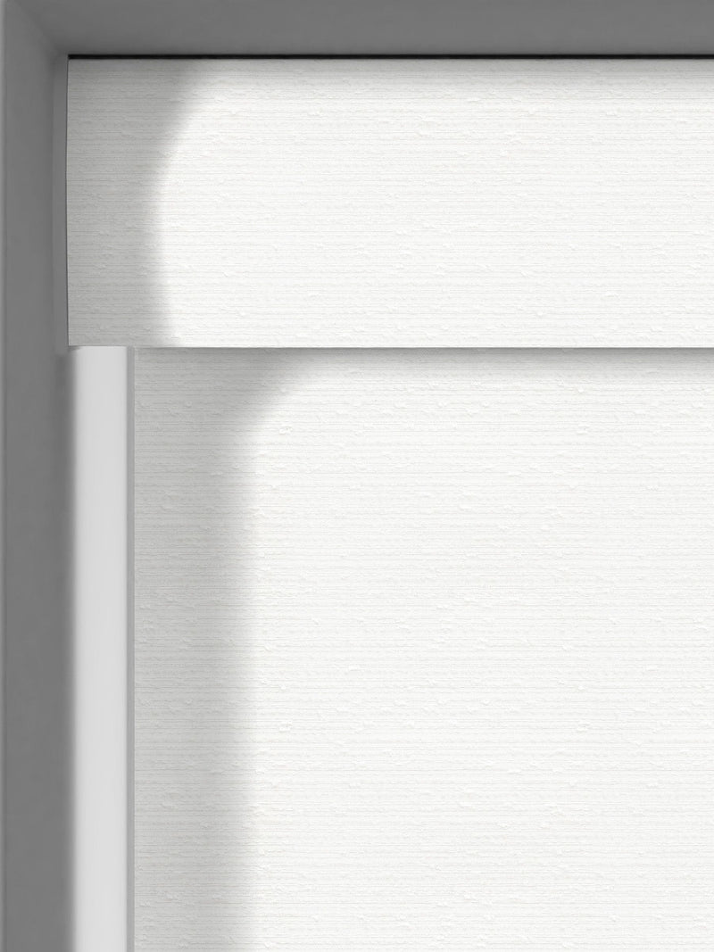 Next White Raven made to measure roller blind, imported from the UK