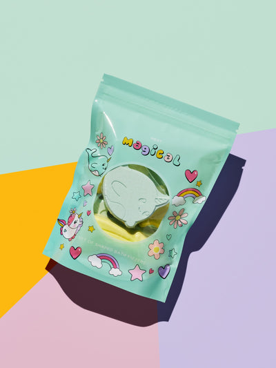 Barnas magiske Kawaii-badebomber, sett med 4