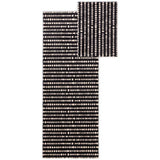 Habitat black white runner mat set 150x57cm, imported from the UK