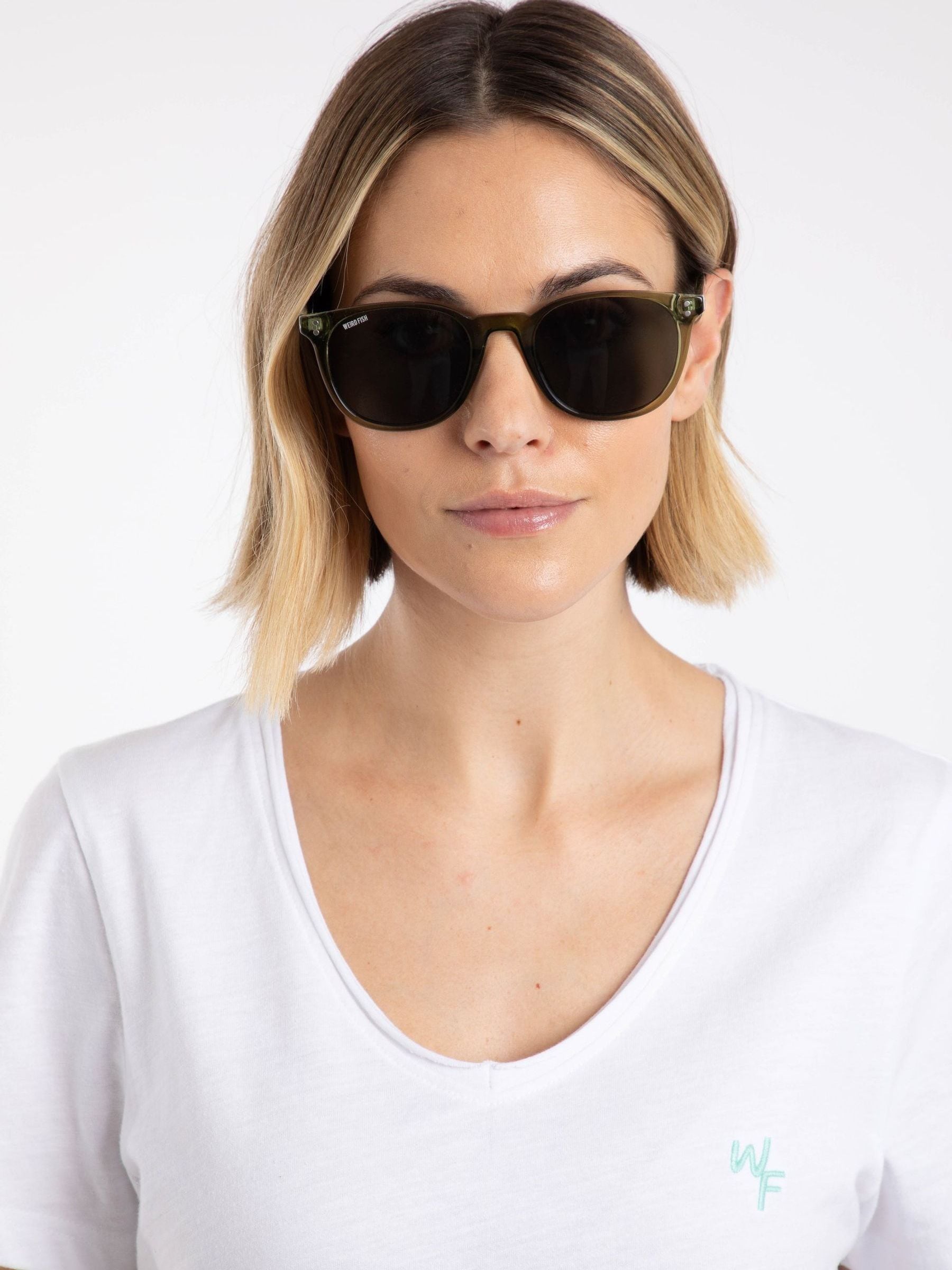 Weird Fish Green Novak sunglasses - British product
