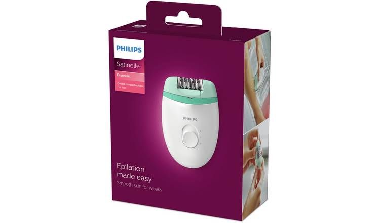 Philips Satinelle Essential Compact Epilator, BRE224/00 GOODS Argos