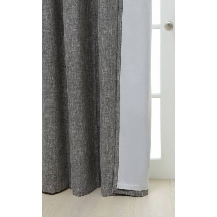Habitat blackout curtains charcoal 117x137cm, UK version