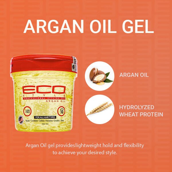 EcoStyle Moroccan Argan Oil Styling Gel 473ml