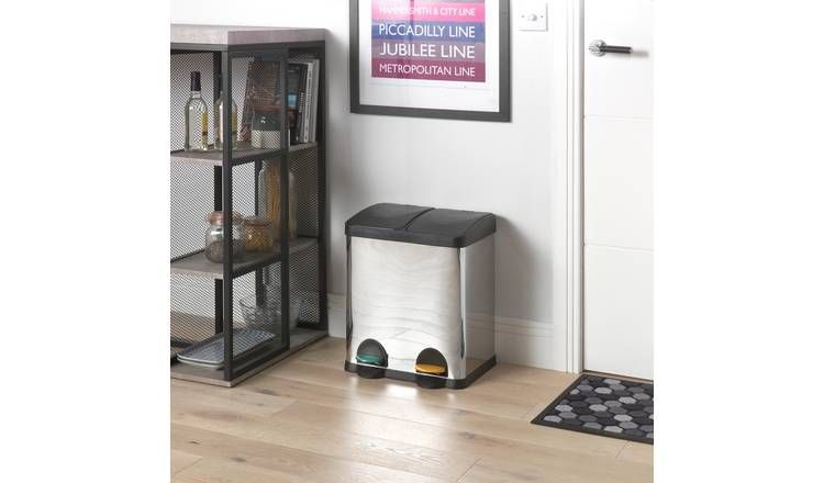 Habitat 30 Litre Twin Compartment Recycling Bin GOODS Argos