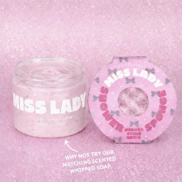 Bomb Cosmetics Exfoliating Body Buffer Sponge Miss Lady, UK version