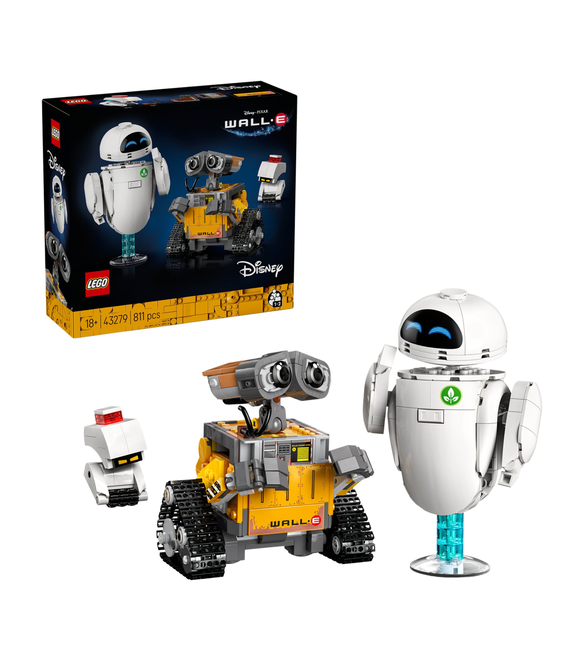 Lego Disney Pixar WALL-E and EVE building kit, UK version
