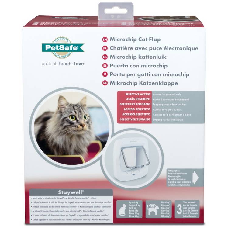 PetSafe microchip cat flap for medium cats, 4-way lock (British brand)