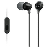 Sony MDR-EX15AP in-ear wired headphones black - British product