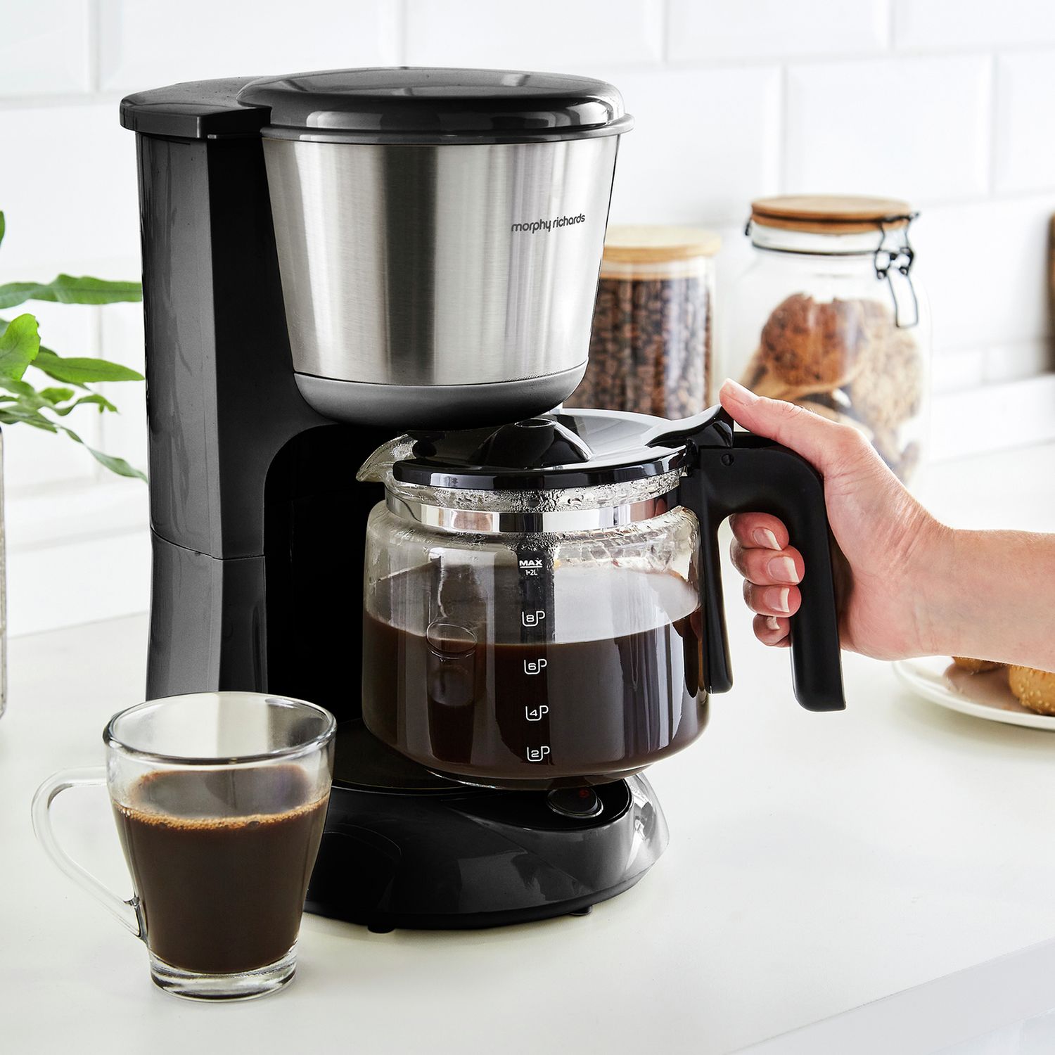 Morphy Richards Equip filter coffee machine black - British product