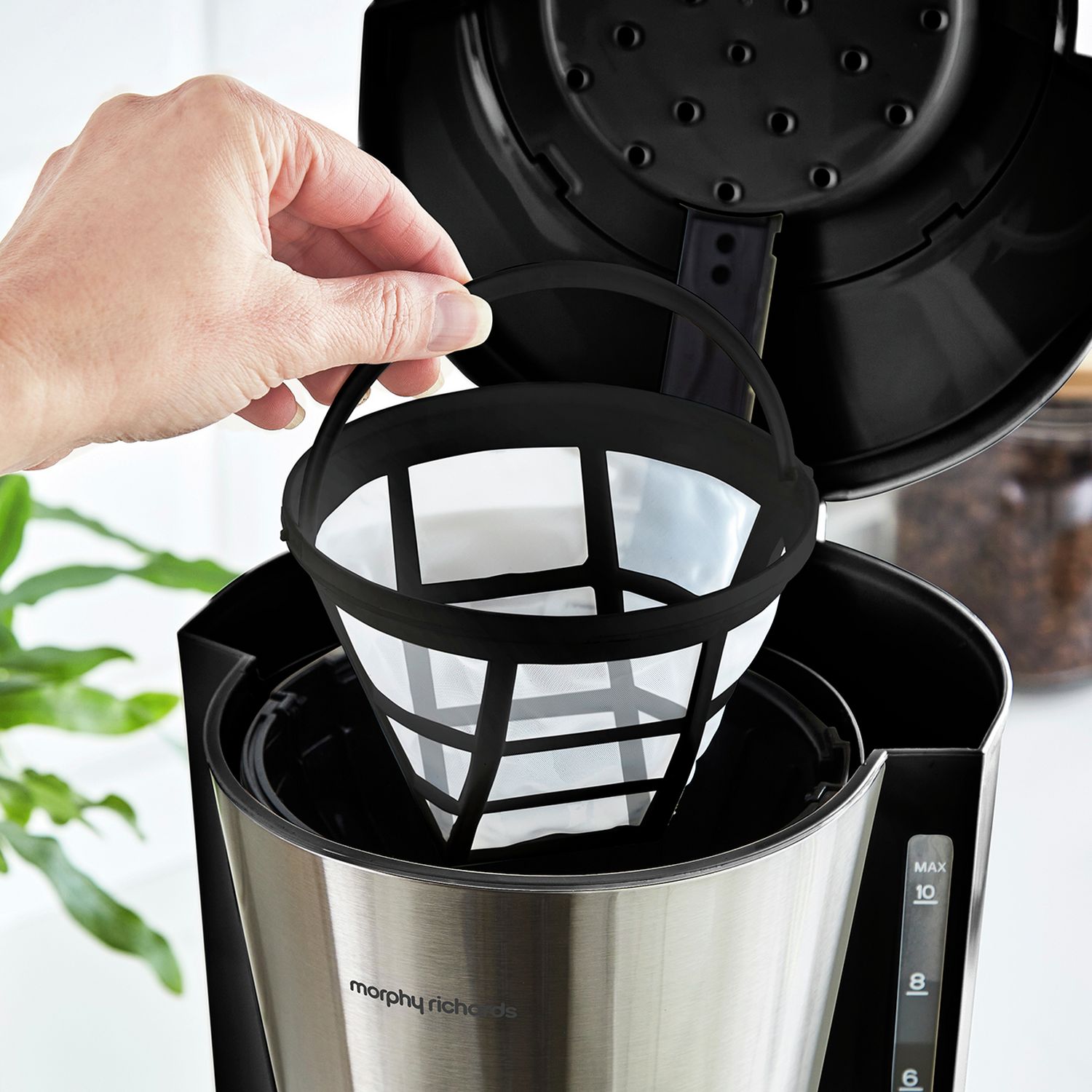 Morphy Richards Equip filter coffee machine black - British product