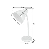 Argos Home desk lamp in red with flexible neck (British brand)