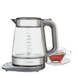 Cookworks variable temperature glass kettle 1.7L, imported from the UK