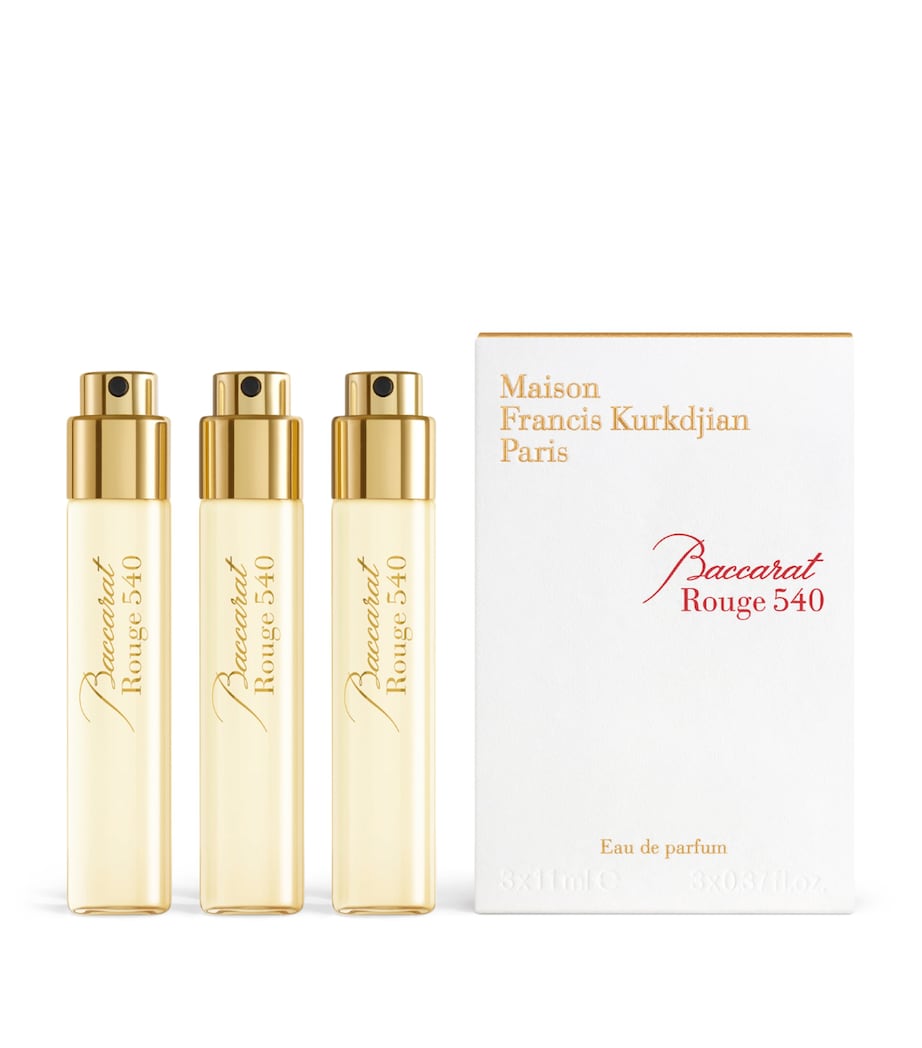 Maison Francis Kurkdjian Baccarat Rouge 540 perfume refills 3x11ml UK import