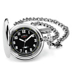 Limit men's silver and black pocket watch, imported from the UK