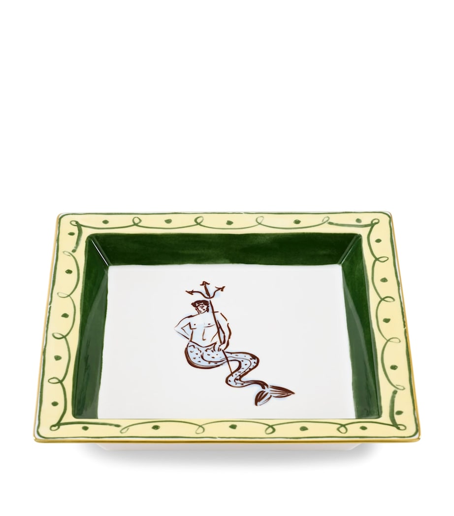 Ginori 1735 Il Viaggio di Nettuno porcelain tray 24.5cm, UK version