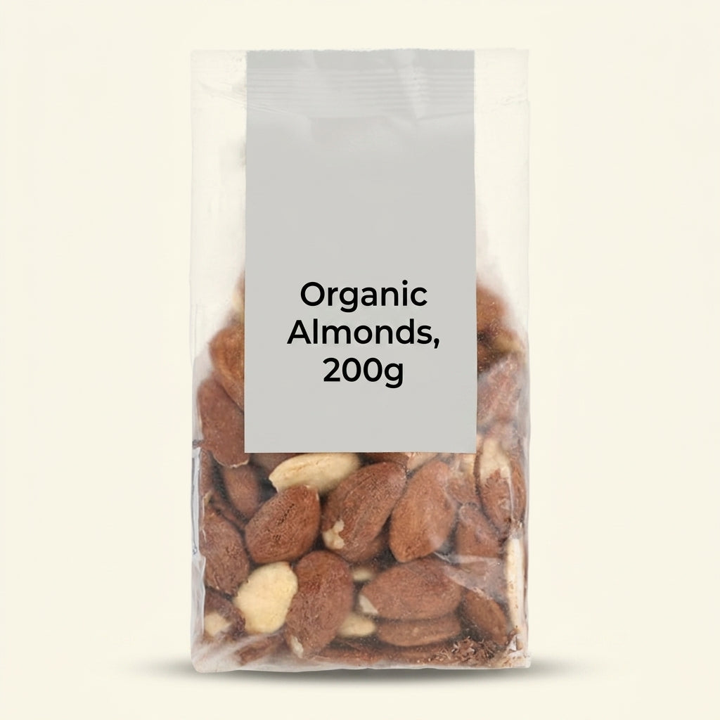 Holland & Barrett organic almonds 200g - British product