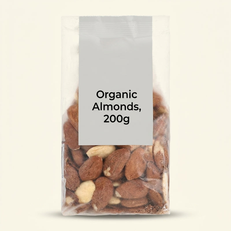 Holland & Barrett organic almonds 200g - British product